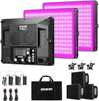 Aputure WQVNBOOTOW Amaran P60C 3-Light RGBWW LED Panel Kit