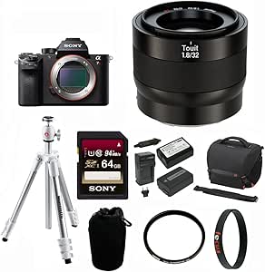 Sony Alpha a7RII Mirrorless Camera Zeiss 32mm Bundle