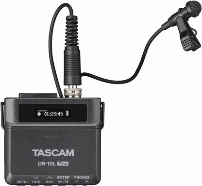 Tascam DR-10L PRO Lavalier Mic Recorder - 32-bit Float