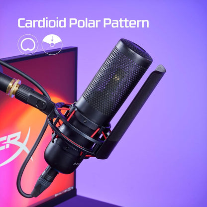 HyperX ProCast Large Diaphragm XLR Condenser Microphone Renewed
