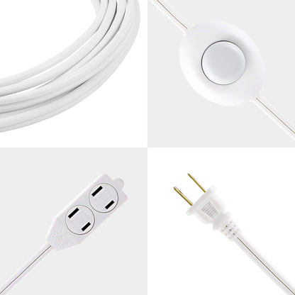 GE 39607 12ft Extension Cord with Footswitch - 3 Outlet