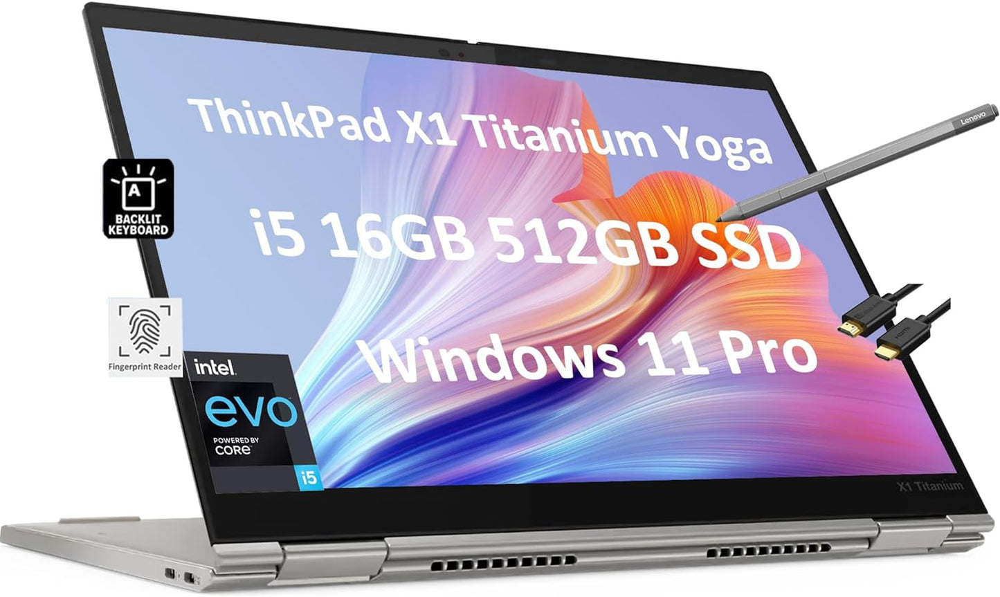 Lenovo ThinkPad X1 Titanium Yoga - Ultralight 2-in-1 Laptop