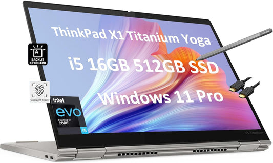 Lenovo ThinkPad X1 Titanium Yoga - Ultralight 2-in-1 Laptop