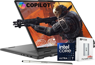Lenovo Lenovo yoga 7i 2-in-1 AI Laptop with SSD & Stylus