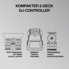 Reloop AMS-READY Serato DJ Controller Compact