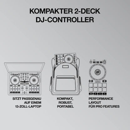 Reloop AMS-READY Serato DJ Controller Compact