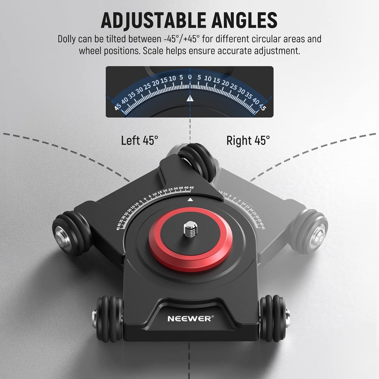 Neewer SD001 Camera Slider Dolly with Ball Head