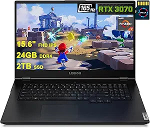 Lenovo Legion 5 Gaming Laptop Ryzen 7 5800H, 24GB, 2TB SSD, RTX 3070, 165Hz + MicroSD