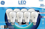 GE 980180629 60W Equivalent LED Bulb 8-Pack