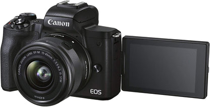 Canon M50 Mark II 15-45mm Lens Mirrorless Camera Bundle (Renewed)