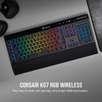 Corsair CH-925C015-NA K57 RGB Wireless Gaming Keyboard