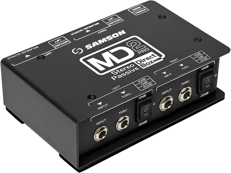 Samson MD2 PRO Stereo Passive Direct Box — main product image