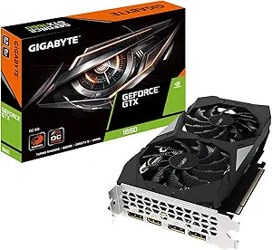 Gigabyte GV-N1660OC-6GD GeForce GTX 1660 OC 6GB Graphics Card — main product image