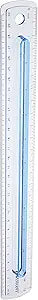 Westcott 00403 12-inch Finger Grip Ruler - Assorted