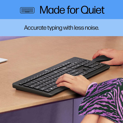 HP 3L1E7AA#ABA 230 Wireless Keyboard Quiet Low-Profile
