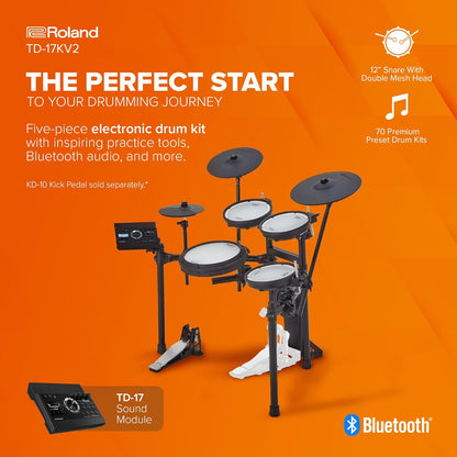 Roland TD-17KV2 V-Drums Quiet Electronic Drum Kit