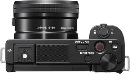 Sony ZV-E10 16-50mm Mirrorless Vlogging Camera Bundle - Renewed