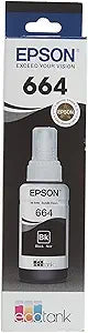 Epson T664120-S EcoTank Black Ink Bottle - Ultra-High Capacity