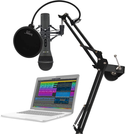 Samson Q2U USB Microphone Recording Podcasting Bundle