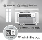 LG LW1024RSMX 10,000 BTU Smart Window Air Conditioner
