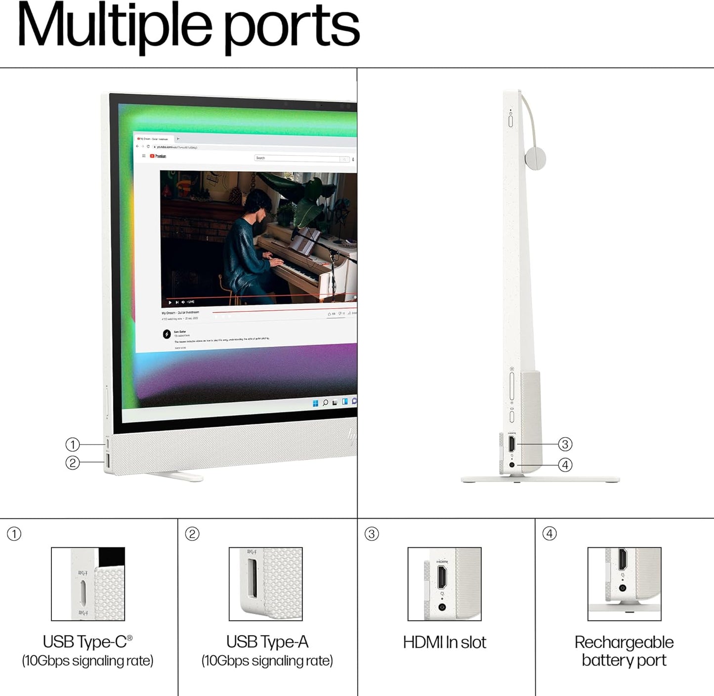 HP 24-cs0040 Envy Move 23.8" Portable All-in-One PC