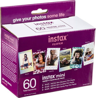 Fujifilm Instax Mini Variety Film 60 Count Value Pack