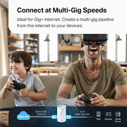 TP-Link Deco BE63(2-Pack) WiFi 7 BE10000 Mesh System