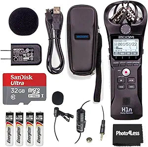 Zoom H1n-VP Portable Recorder Value Pack Bundle