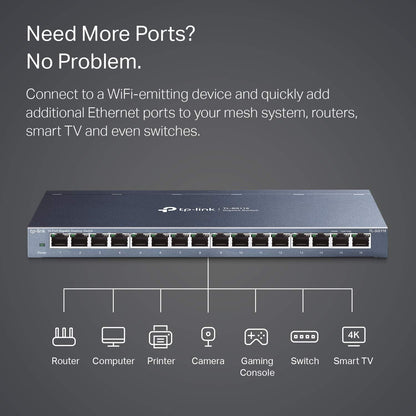 TP-Link TL-SG116 16 Port Gigabit Ethernet Switch