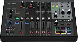 Yamaha AG08 B 8-Channel Live Streaming Mixer Interface