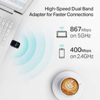 TP-Link Archer T3U AC1300 MU-MIMO USB WiFi Adapter