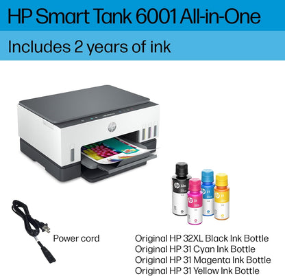 HP Smart Tank 6001 Wireless All-in-One Printer