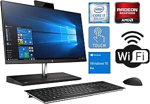 HP 4K Ultra-HD 27-inch i7 All-In-One Computer (Renewed)