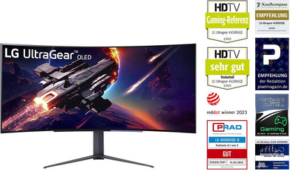 LG 45GR95QE-B.AEU 45" UltraGear 240Hz Curved OLED Gaming Monitor