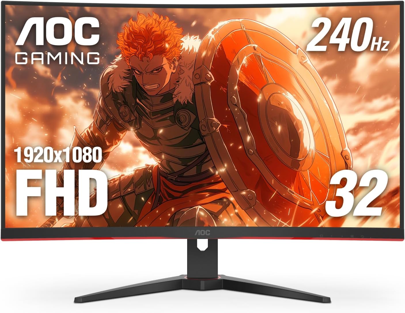 AOC C32G2ZE 32" 240Hz Curved Gaming Monitor