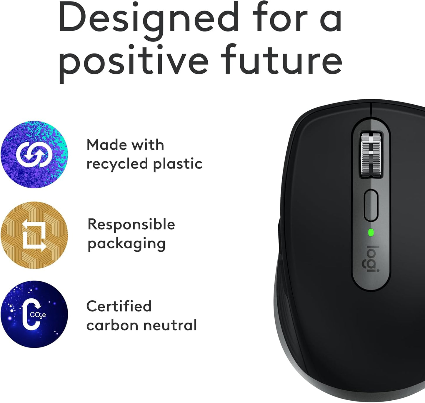 Logitech 910-006945 MX Anywhere 3S for Mac Bluetooth Mouse