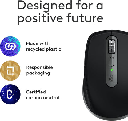 Logitech 910-006945 MX Anywhere 3S for Mac Bluetooth Mouse