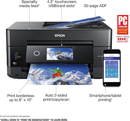 Epson XP-7100 Wireless Color Photo Printer