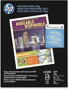 HP CH034A Brochure Paper 8.5x11 Matte 250ct