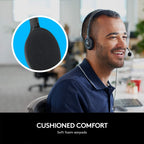 Logitech 981-000612 H111 Wired Stereo Headset Noise Cancelling Mic