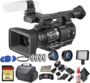 Panasonic 6PANAJPX270P3 AVC-Ultra HD Camcorder Bundle