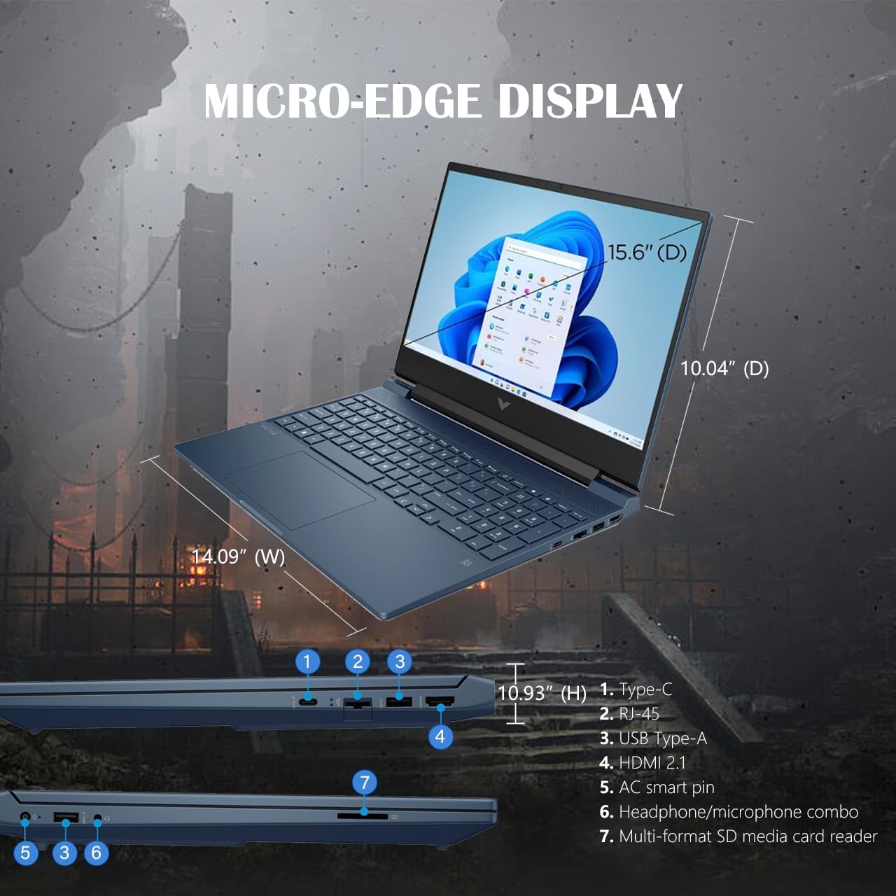 HP Victus 15.6" FHD 144Hz Gaming Laptop RTX 3050