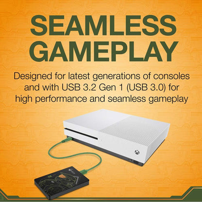 Seagate STEA2000431 Game Drive for Xbox 2TB - Halo Master Chief Edition