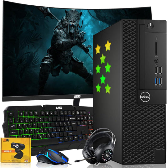 Dell Core i7 Gaming Bundle 32GB 1TB SSD GT 1050Ti Renewed