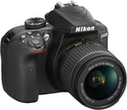 Nikon D3400 Camera AF-P 18-55mm Lens Black DSLR