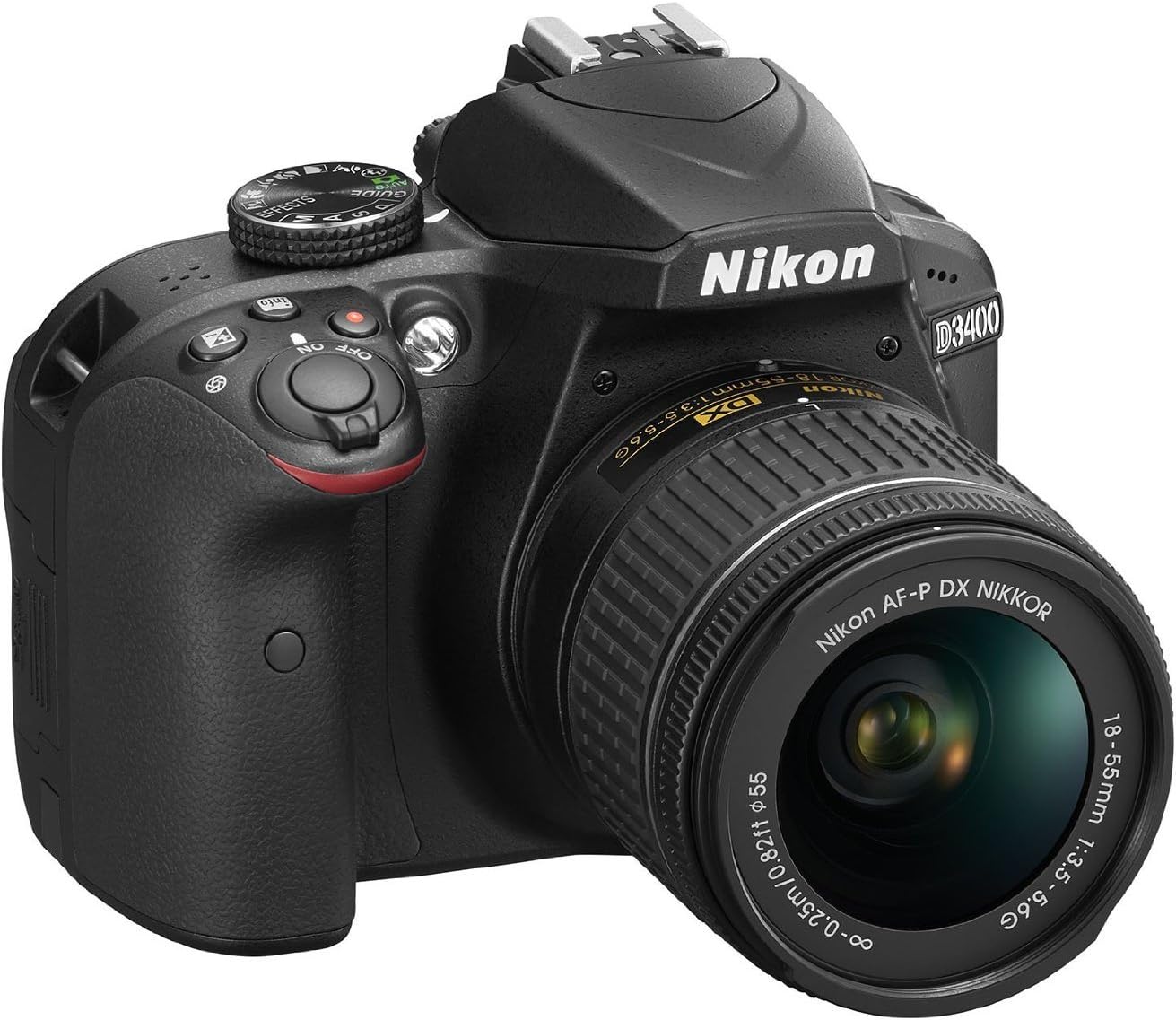 Nikon nikkor D3400 DSLR 18-55mm Lens (Renewed)