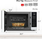 Panasonic NN-SN65KW 1200W Inverter Microwave Oven - 1.2 cu. ft, White