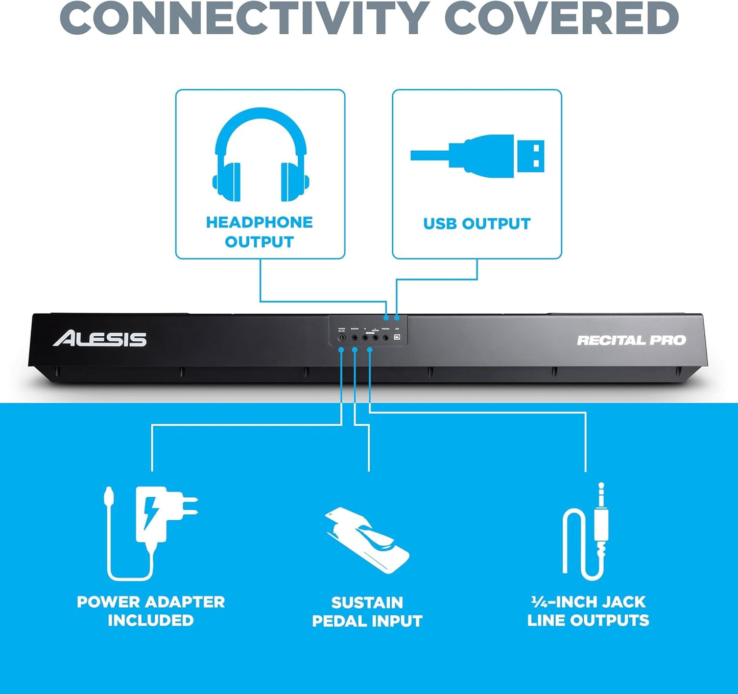 Alesis Recital PRO 88-Key Hammer Action Digital Piano