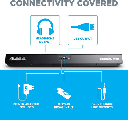 Alesis Recital PRO 88-Key Hammer Action Digital Piano