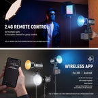 Neewer MS60C RGBWW LED Video Light Battery Kit